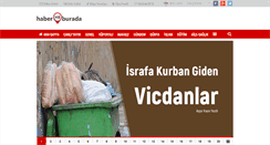 Desktop Screenshot of haberburada.net